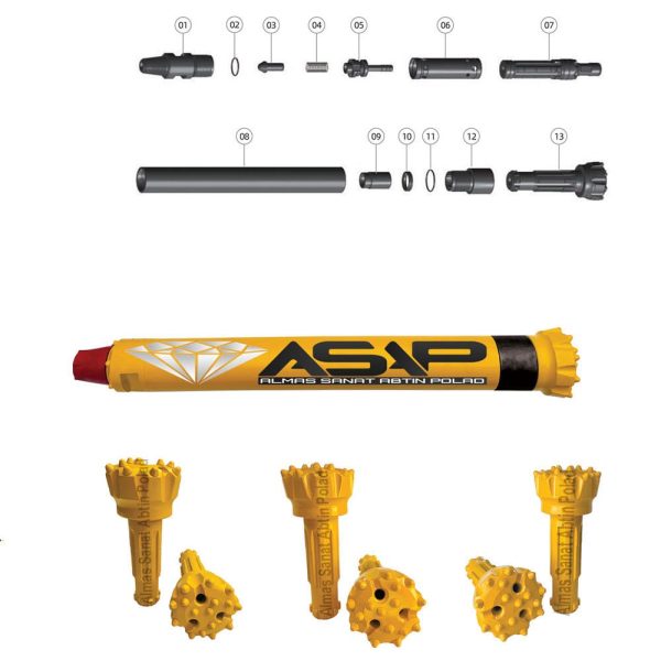 چکش حفاری سرکوپ سرکپ چکش حفاری معدن