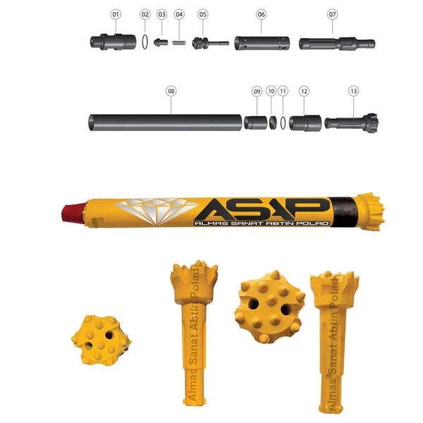 چکش حفاری فشار بالا