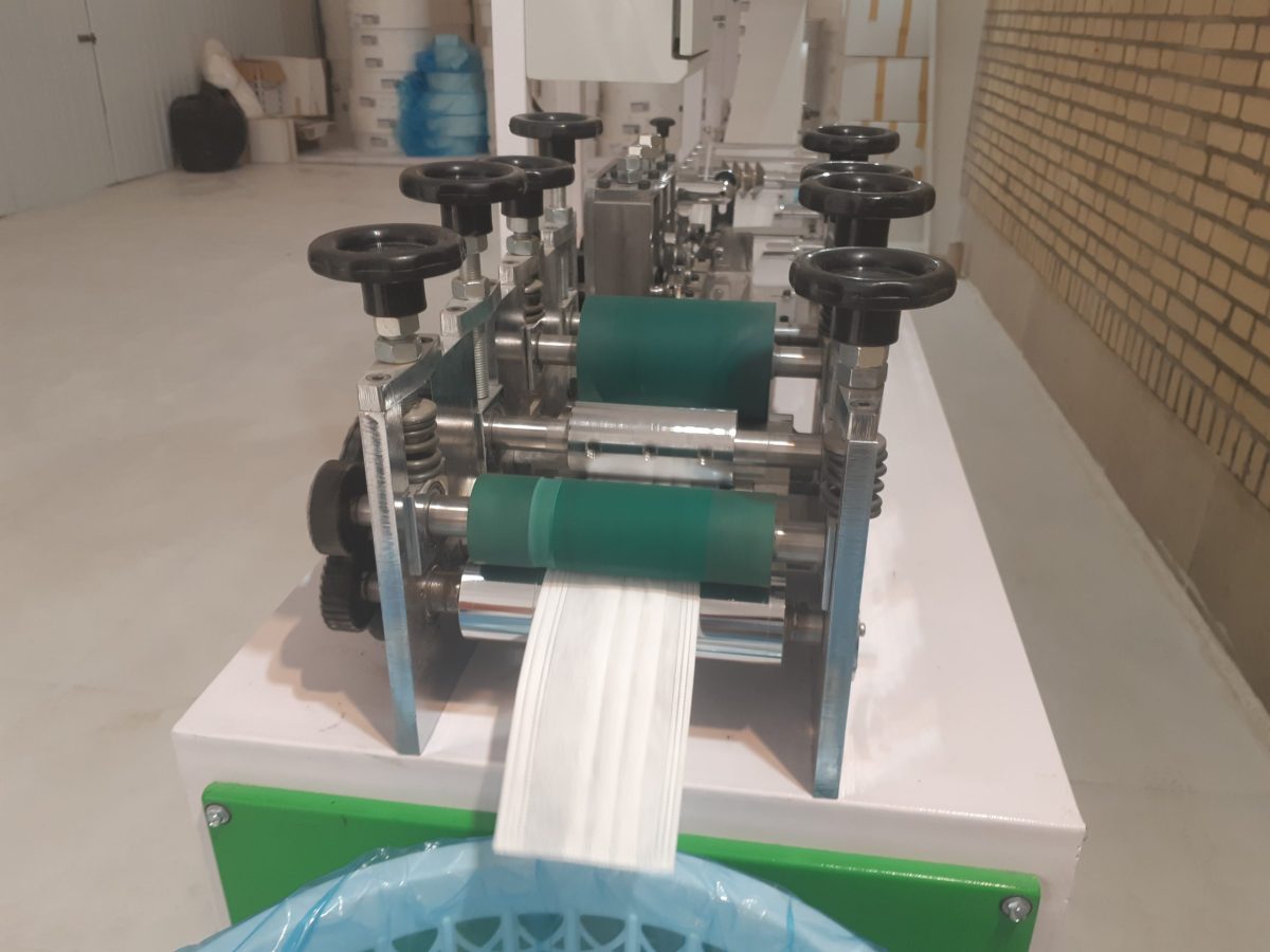 Automatic Production Line for Three-Layer and 3D Masks with Elastic Band Attachment for Sale - Image 5